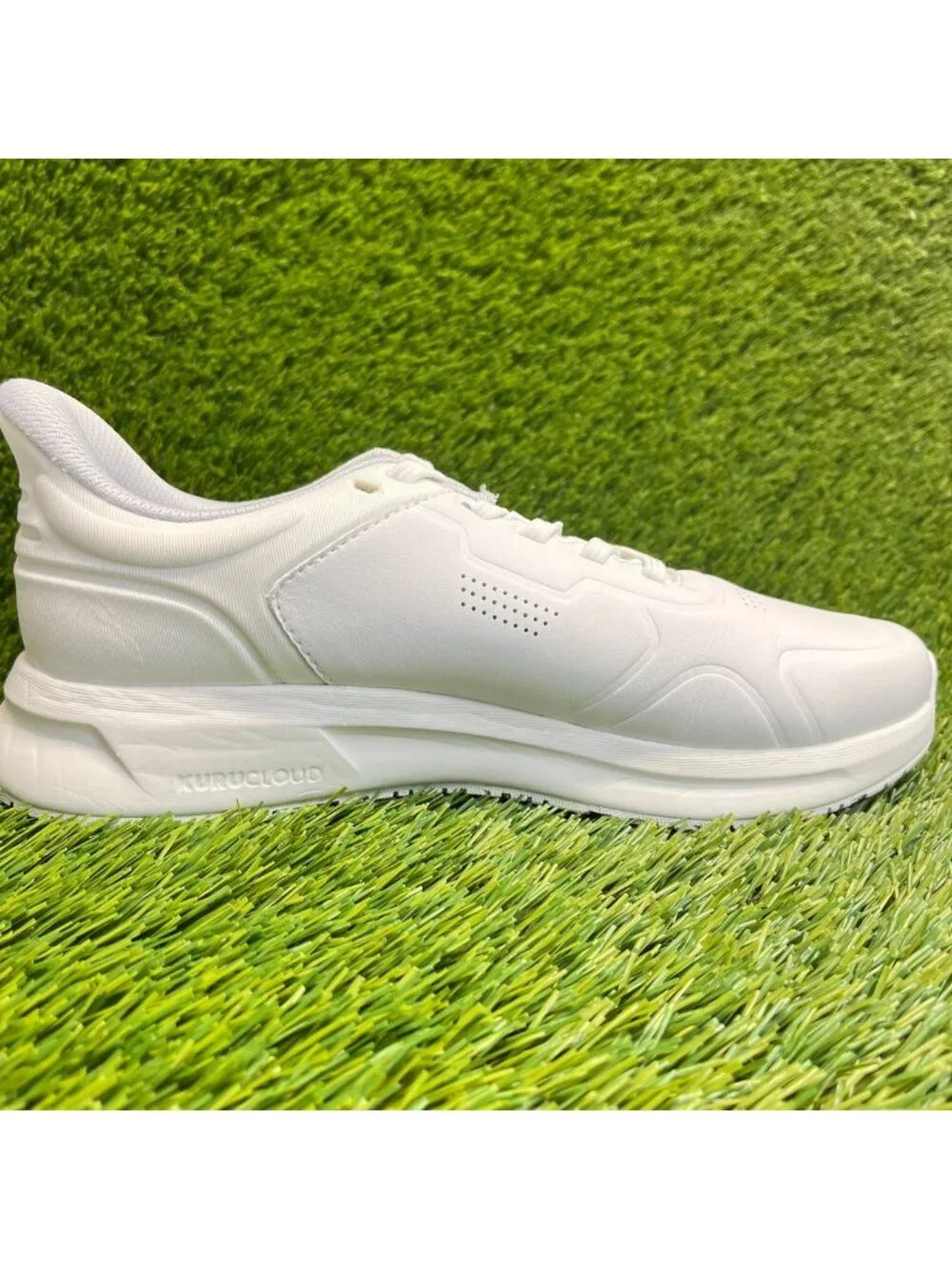 Kuru Shift Womens Size 7.5 White Athletic Walking Anti-Slip Shoes Sneakers
